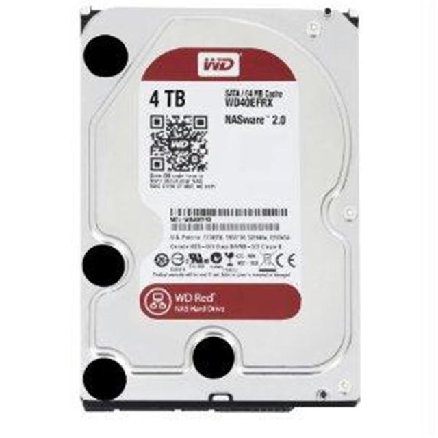 Western Hdd Numérique 4 To 5400Rpm Sata600 64 Mo Rouge