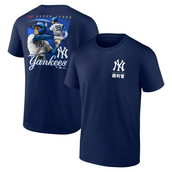 Men's Aaron Judge Navy New York Yankees Anime Player T-Shirt