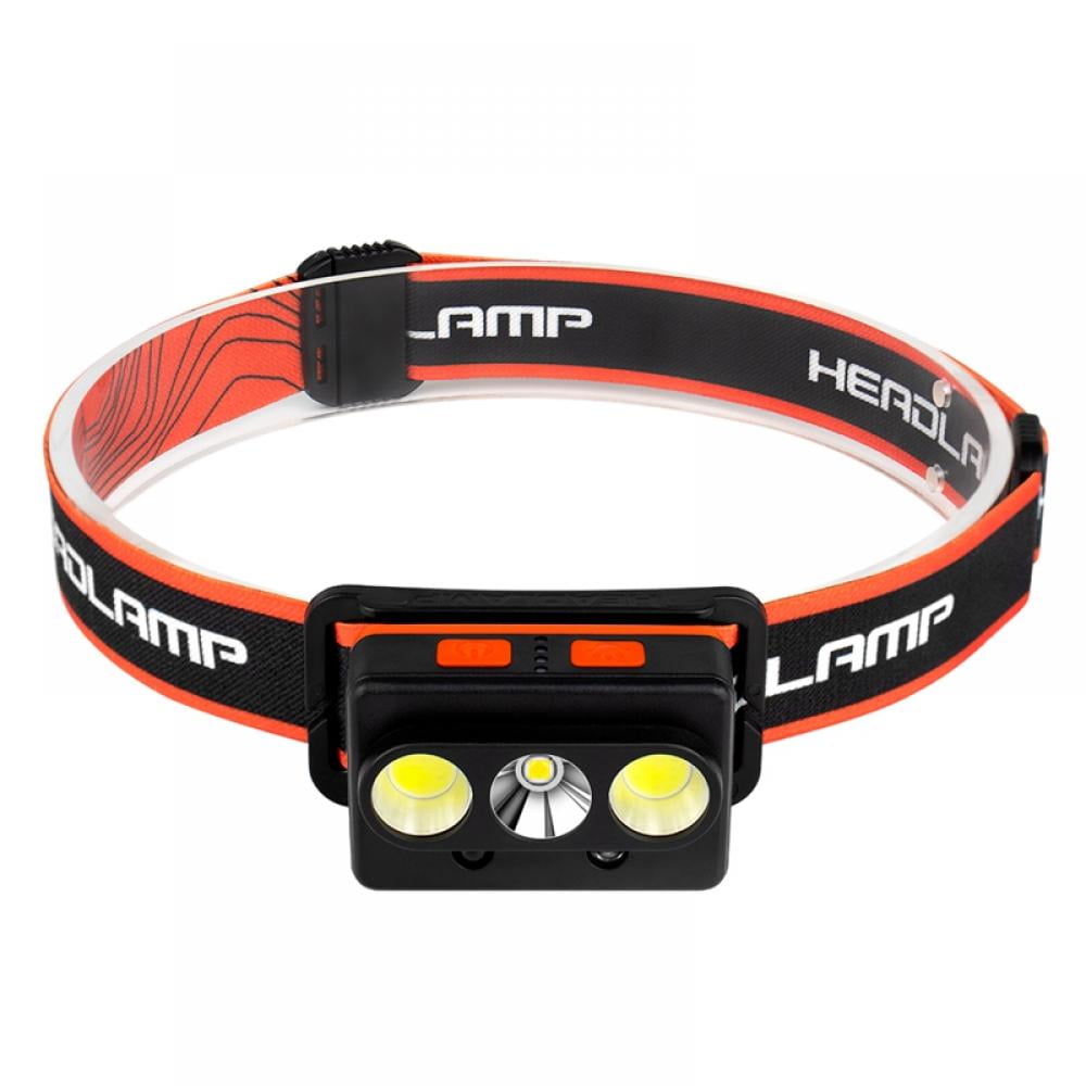 LED Rechargeable Headlamp Flashlights Headlight Adjustable and Lightweight EA for sale online 