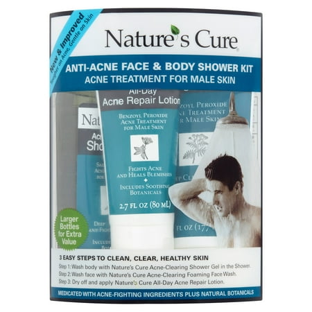Nature's Cure Anti-Acne Face & Body Shower Kit