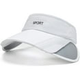 thumbnail image 2 of Sun Visor Hat for Women and Men - Retractable Brim Sport Hat, Summer Golf Tennis Running Beach Hat with Ponytail Hole, 2 of 7