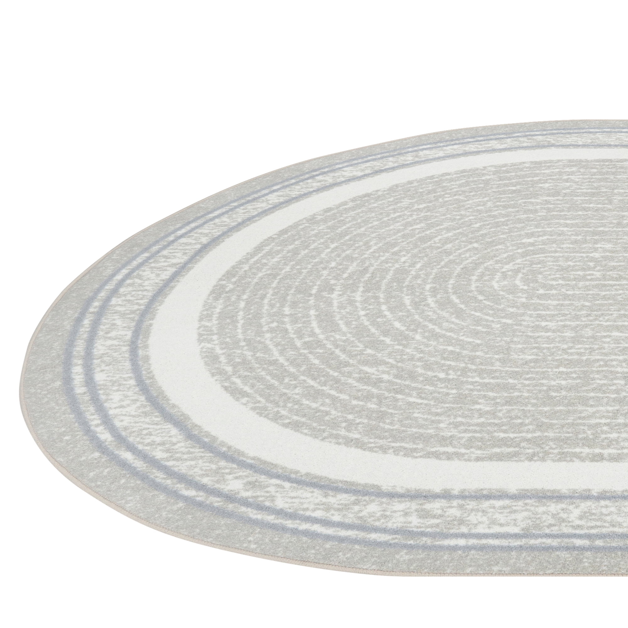 Joy Carpets Cozy Corner 5'4" x 7'8" Indoor Oval Area Rug in Color Linen