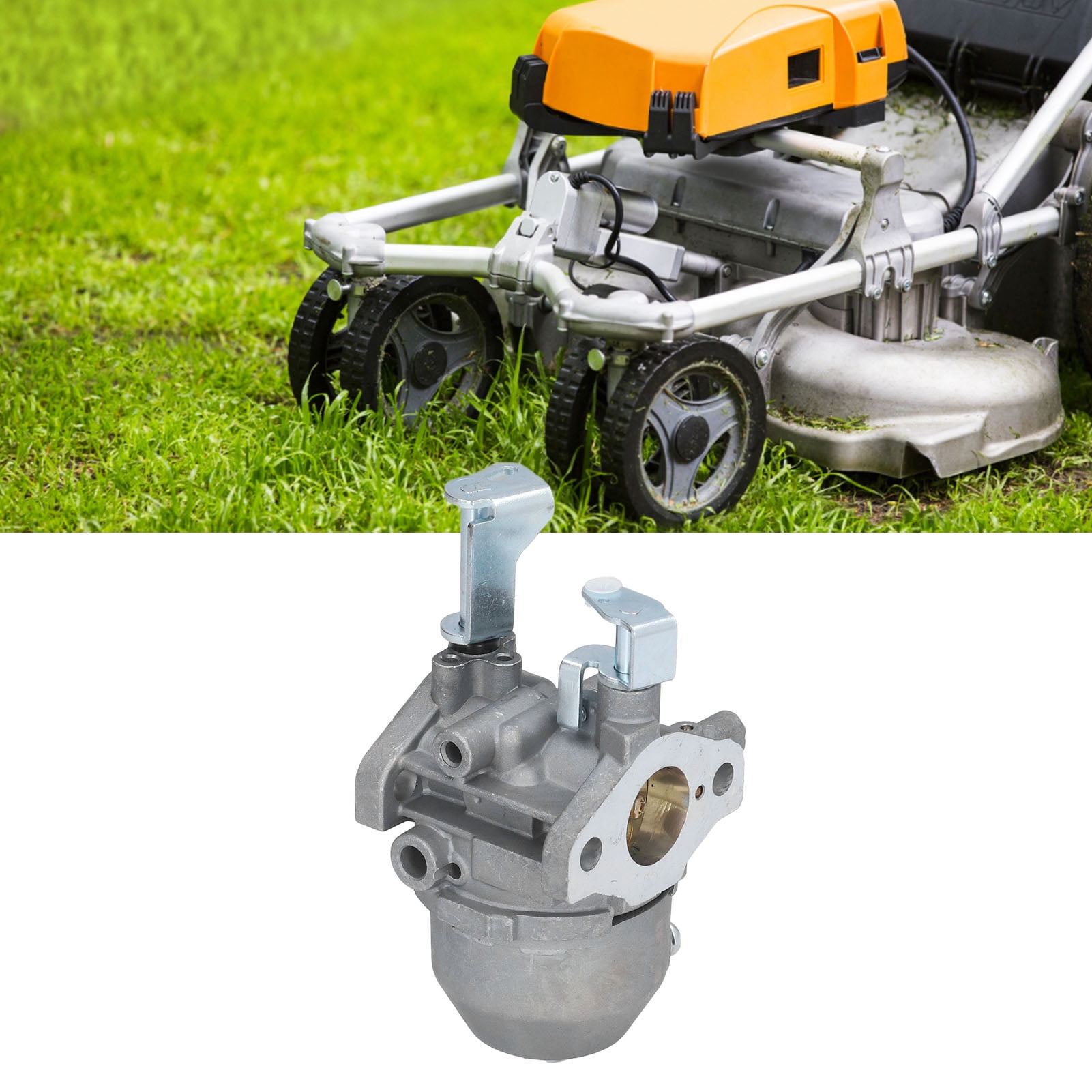 Rupoun Lawn Mower Carburetor Replacement Part with Gasket for 715473 138432 138437 138462 Aluminum Construction Outdoor Power Equipment Engine Maintenance Kit