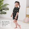 thumbnail image 3 of ZOEREA Toddler Girl Clothes Baby Girls Outfits 6M-5T Summer Floral Print Shirt+Shorts+Headband 3pcs Baby Clothing, 3 of 11