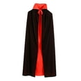 thumbnail image 4 of Cape Gothique d'Halloween de Sorcier, Cosplay de Fête, Déguisement, Col Double Face, 4 of 7