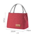 thumbnail image 1 of Bolsa de aislamiento para almuerzo, bolsa de almuerzo portátil de mano, bolsa de almuerzo de trabajo de gran capacidad, bolsa de almuerzo portátil gruesa de aluminio, 1 of 6