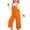 Orange, variant on Trousers for Girls Kids Performance Overalls Cute Childrens Suspenders Pants for Year Dance Choir Solid Color Wide Leg Loose Pants