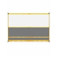 thumbnail image 6 of Sun Shade Sail 8'x10' Grey Rectangle Sun Shade Sails Canopy Waterproof Luxury Golden Stripes Lines Outdoor Sunshades Sand UV Block Cover Shades Cloth for Patio Backyard Garden Deck Porch Lawn, 6 of 9