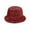 Red, variant on ZNQHFRE Women Fuzzy Plush Bucket Hat, Foldable Warm Winter Fisherman Cap For Street‑Style Outdoor Daily Wear