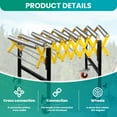 thumbnail image 4 of Adjustable Conveyor Roller 660lb, 23.6-50in Expandable, Heavy-Duty Steel transport aid for Warehouses, Construction Sites, Home Movers​, 4 of 9