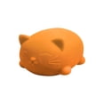 thumbnail image 5 of Jumbo Squeeze Toys, Cat Stress and Relaxation Relief, Silicone Sensory Squeeze, Orange, 1 Pc, 3.5X2 In, Squeeze Handling, Desk Decor, 5 of 7