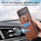 thumbnail image 5 of Wallet Phone Case For Samsung Z Flip 4 Finger Ring Card Holder Stand Shockproof Lychee Pattern PU Leather Cover For Z Flip 1 2 3, 5 of 5