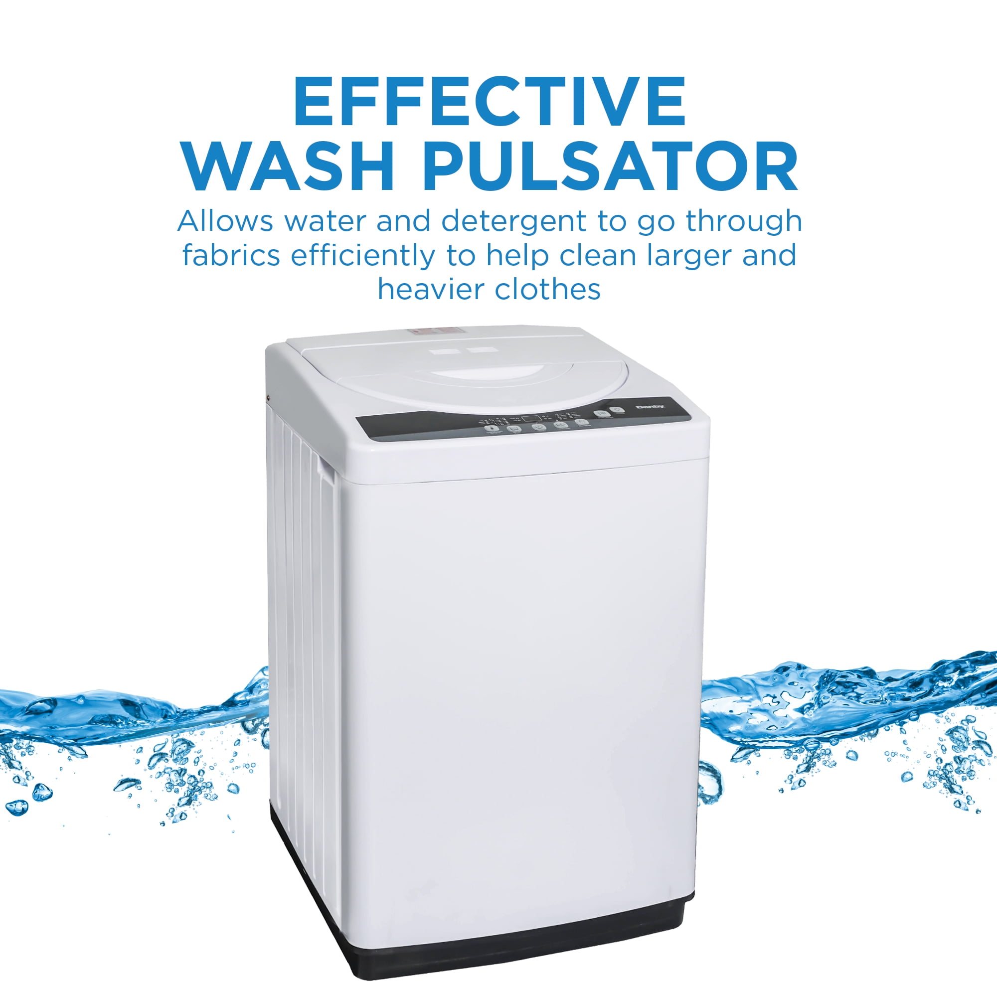 Danby DWM065A1WDB-6 1.8 cu. ft. Compact Top Load Washing Machine in White