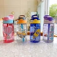 thumbnail image 4 of (P10)Children's drinking bottle kindergarten straw cup small boy creative duck beak plastic bottles, 4 of 4