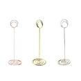 thumbnail image 2 of pitrice 12pack/lot Your In Style Durable Table Card Holders Gifted Easy Simple Fashionable Place Holder For Card Holders silver, 2 of 9