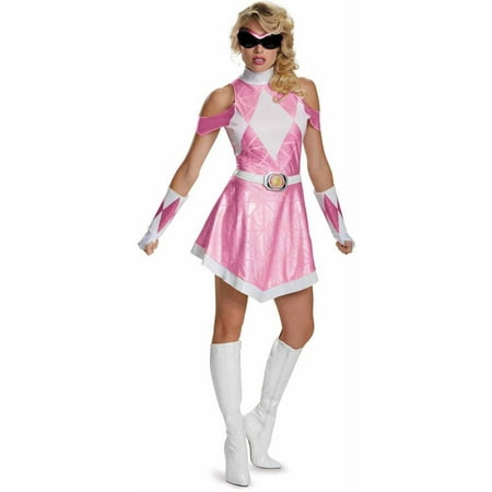 Mighty Morphin Power Rangers Pink Ranger Sassy Deluxe Women's Adult Halloween Costume