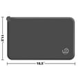 thumbnail image 3 of Silicone Waterproof Dog Cat Pet Feeding Mats, Non Slip, Easy Clean Pet Dog Cat Bowl Mats Placemat 18.5" x 11.5"Gray, 3 of 7