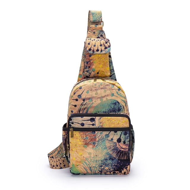 Bolso bandolera Coton Pose Elephant Lona Bohemian para mujer