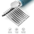 thumbnail image 7 of Poodle Pet Dematting Fur Rake Comb Brush Tool - Dog and Cat Comb with Long 2.5 Inches Steel Safety Blades for Detangling Matted or Knotted Undercoat Hair (Blue), 7 of 7