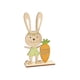 thumbnail image 2 of Bewildely Adornos de conejo de Pascua, decoraciones de para fiestas en casa, regalos, suministros de escritorio de conejito, accesorios de Kits de decoración para fiestas Zanahoria, 2 of 6