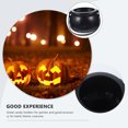 thumbnail image 2 of Decoración temática de Halloween: Cubo de bruja de plástico (negro), 2 of 8