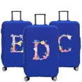 thumbnail image 2 of Luggage Covers Travel Accessories Suitcase Cover Protector Reusable Washable 18-32inch Pink Letter Printed Pattern Series 8pink Q S, 2 of 6