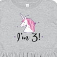 thumbnail image 4 of Inktastic Third Birthday Cute Unicorn Girls Toddler Dress, 4 of 5