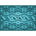 thumbnail image 1 of Ahgly Company Indoor Rectangle Patterned Teal Green Area Rugs, 8' x 10', 1 of 6