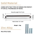 thumbnail image 6 of Goo-Ki 12.6" Hole Center Antique Oil Rubbed Bronze Cabinet Pulls, Closet Classic Zinc Alloy Kitchen Drawer Pulls Drawer Handles for Bedroom, 6 Pack, 6 of 9