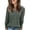 187#Dark Green, variant on Ladies Sweaters V Neck Ribbed Knit Long Sleeve Loose Fit Soft Lightweight Pullover Tops Cozy Fall Winter Basic Sweater for Women Trendy Casual Clothes