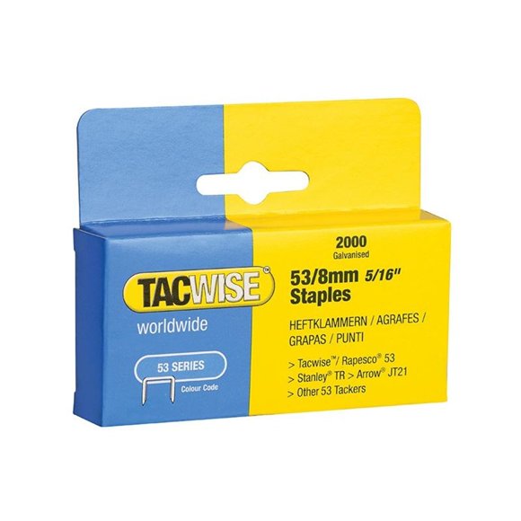 Tacwise 53 Agrafes Légères (type Jt21 A)
