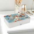 thumbnail image 6 of Tennis Portable PU Leather Jewelry Organizer with Necklace Holder, Jewelry Stand, and Earring Holder - Removable Compartment Included, 6 of 6
