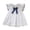 White, variant on Dresses for Girls Summer Bow Small Fly Sleeve Crew Neck A Line Skirt Casual Going Out Princess Dress Size 3 Y-4 Y