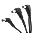 thumbnail image 3 of 10X Electrode Harness Cable Copper Wire for Guitar Effects Power Supply Adapter Splitter Black, 3 of 5
