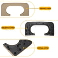 thumbnail image 4 of Qiaoxi Center Console Cup Holder Replacement Pad Compatible for F250 F350 F450 1999-2010 Automobile Bench Seat Center Console Cupholder Pad Interior Decor, 4 of 7