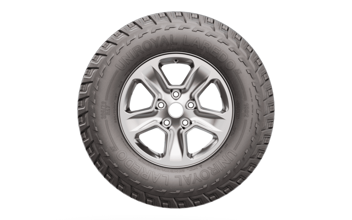 Uniroyal Laredo AT tire 265/60R18 110H all season light truck tire