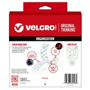 VELCRO Brand Sticky Back Tape | Classroom and Office Organization | White 20ft x 3/4in Tape