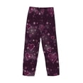 thumbnail image 5 of Xecao Snowflakes and Hearts Men's Straight Lounge Pajama Pants: The Ultimate in Comfortable Sleepwear, 5 of 9