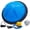 Blue A, variant on MROOBEST 23in Half Balance Ball Exercise Ball with Nonslip Base Inflatable Half Ball Balance Trainer Stability Half Yoga Ball Strength Training Equipment