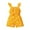 Yellow, variant on TOOYOU Girls Romper Suit Sun Flower Small Flying Sleeve Yellow Bow Summer Jumpsuit Suit Short Sleeve Jumpsuit Lightweight Playsuit Bodysuits For Toddler ,Size 18-24 Months Yellow