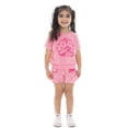 thumbnail image 4 of Strawberry Shortcake Toddler Girl Embroidered Graphic Top and Ruffle Shorts Set, 2-Piece, Sizes 12M-5T, 4 of 6