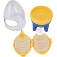thumbnail image 3 of ABCISI Egg Scrambler Shaker, Yolk Mixer, Portable Golden Egg Maker, Manual Egg Shaker, Egg Spinner Scrambler, Egg White and Yolk Spinning Mixer with Pull Rope to Make Hard Boiled Golden Eggs (Blue), 3 of 7