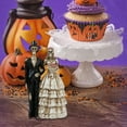 thumbnail image 4 of Desktop Ornament Skeleton Bride Groom Statue Resin Collectible Halloween Wedding Gothic Figurine for Day of the Dead Cemetery Shelf, 4 of 6