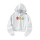 thumbnail image 5 of Sudadera Sudaderas con capucha para mujer Patrón de colores Cómodo y elegante traje de otoño para mujer M, 5 of 8