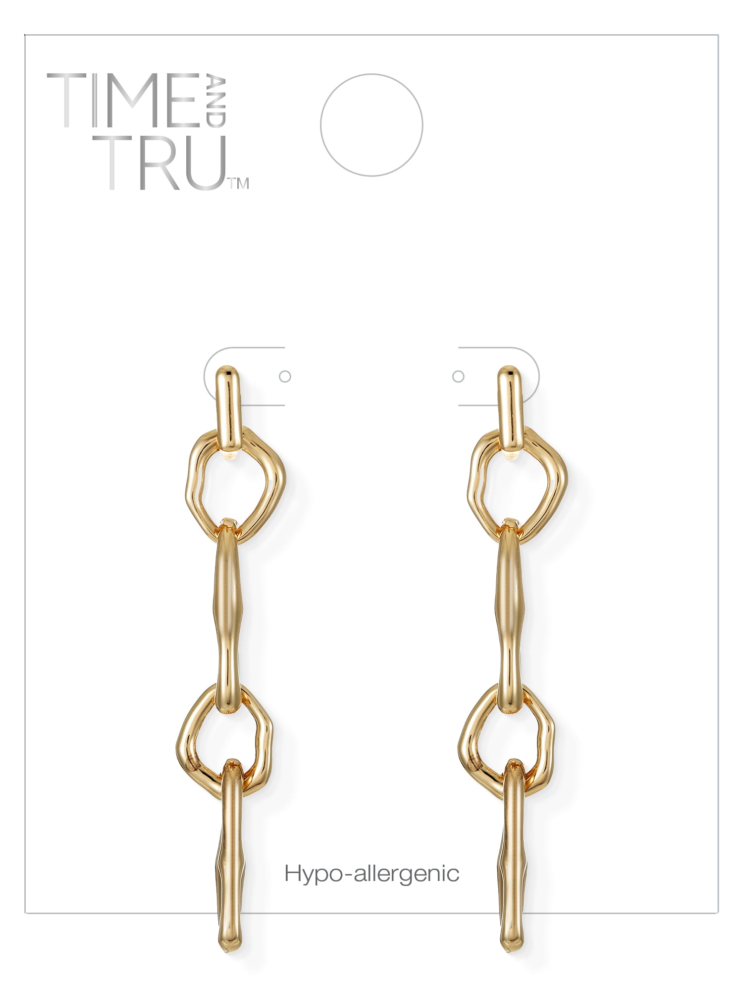 Time and Tru Gold Everyday Earring Set