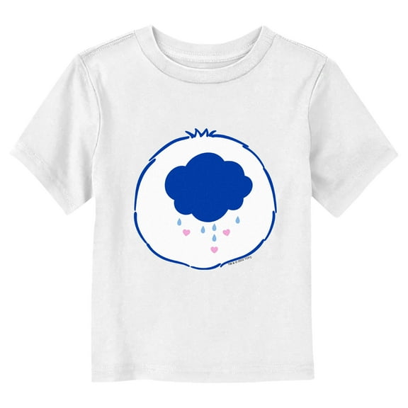 Toddler's Care Bears Grumpy Bear Rain Costume Graphic Tee White 5T