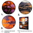 thumbnail image 3 of Designart "Sunset Tangerine Twilight Collage II" Landscape & Nature Floater Framed Wall Art Print, 3 of 7