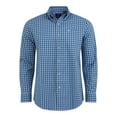 thumbnail image 6 of Chaps Men's and Big Men's Long Sleeve Classic Fit CVC Woven Shirt, Sizes S-3XL, 6 of 7