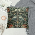 thumbnail image 2 of Nawypu Chinoiserie Floral Bird Colorful Pillow Covers Orange Sage Green Pimpernel Flower Throw Pillow Cases Vintage Art Pillow Covers Modern Home Decor for Couch Patio Sofa Porch, 2 of 5
