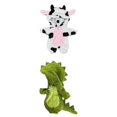 thumbnail image 1 of Pijamas de Felpa Con Capucha de dinosaurio Y Ganado Zulema 2 Uds Mono de muñeca, 1 of 8
